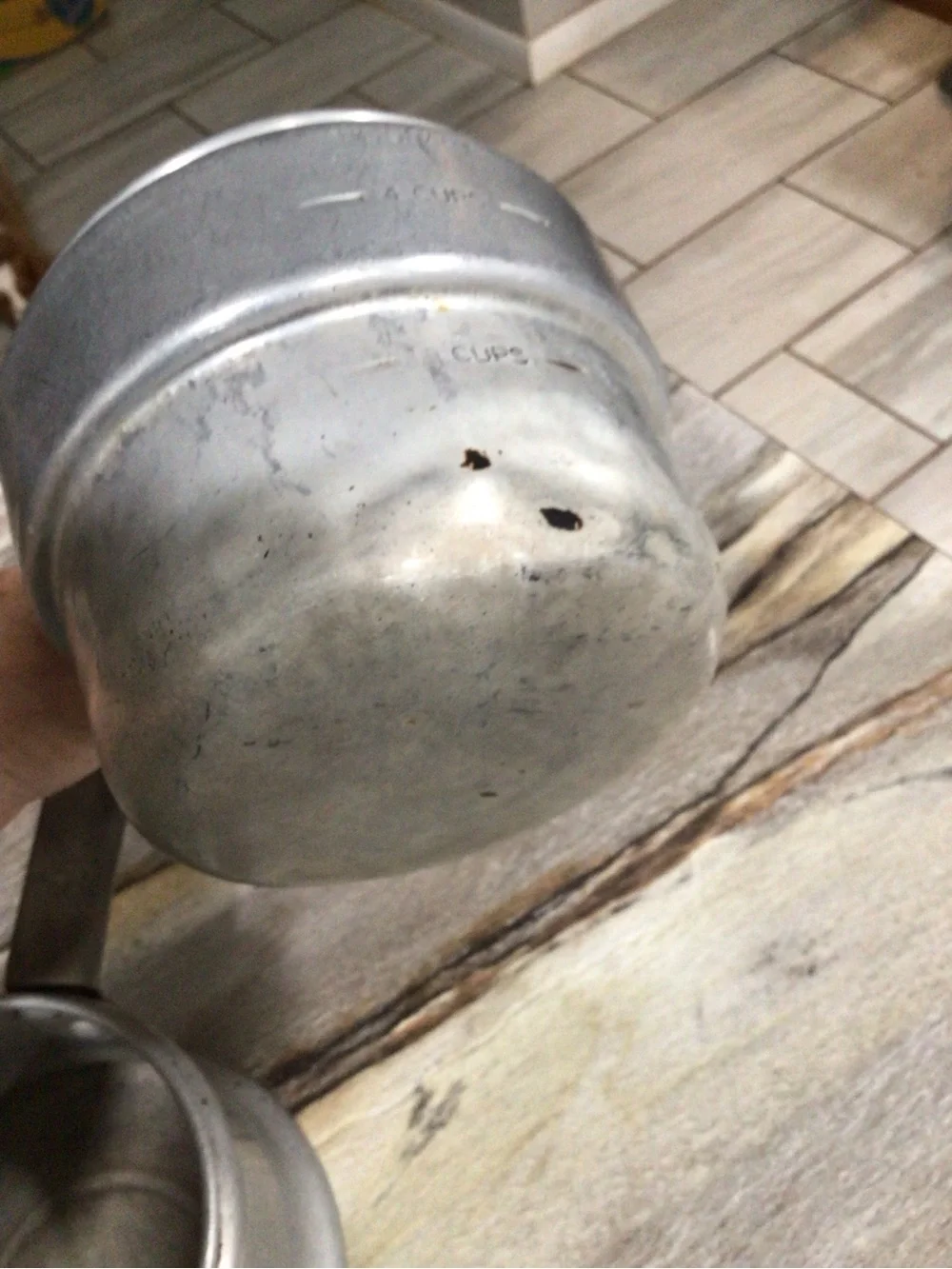 Vintage Sears Best Maid of Honor Heavy Aluminum Double Boiler 1.5 Qt No Lid